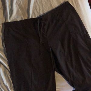 Black scrub pants
